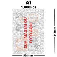 Carregar imagem no visualizador da galeria, Personalizado com Peças Irregulares - Quebra-Cabeça de Madeira 3D
