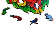 Carregar imagem no visualizador da galeria, Quebra-Cabeça de Madeira 3D - Arara
