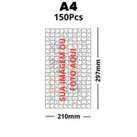 Personalizado com Peças Regulares - Quebra-Cabeça de Madeira 3D