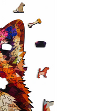 Carregar imagem no visualizador da galeria, Quebra-Cabeça de Madeira 3D - Akita
