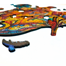 Carregar imagem no visualizador da galeria, Quebra-Cabeça de Madeira 3D - Girafa
