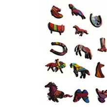 Carregar imagem no visualizador da galeria, Quebra-Cabeça de Madeira 3D - Cavalo
