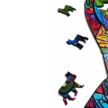 Carregar imagem no visualizador da galeria, Quebra-Cabeça de Madeira 3D - Bulldog Francês
