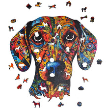 Carregar imagem no visualizador da galeria, Quebra-Cabeça de Madeira 3D - Dachshund
