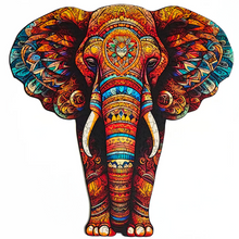Carregar imagem no visualizador da galeria, Quebra-Cabeça de Madeira 3D - Elefante
