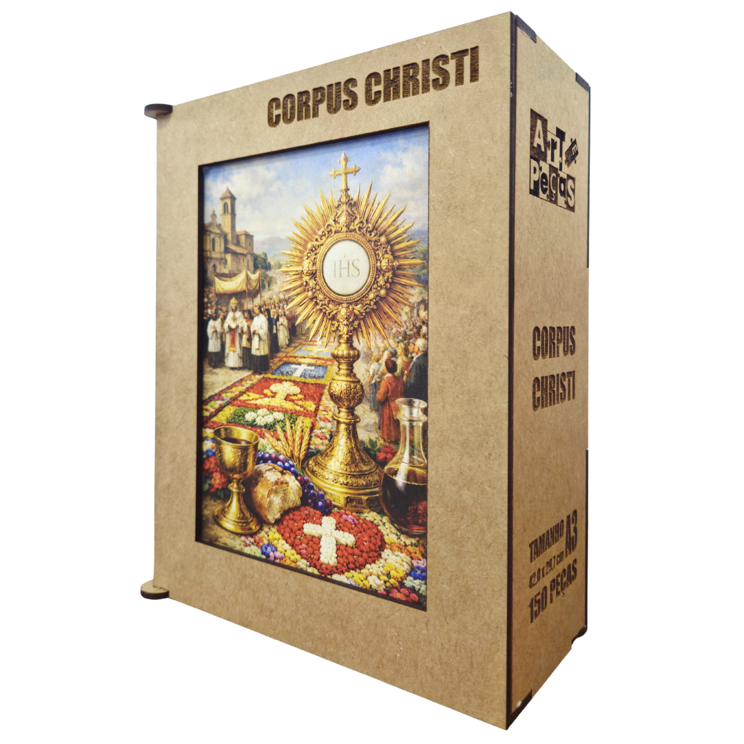 Quebra-Cabeça de Madeira 3D - Corpus Christi