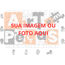 Carregar imagem no visualizador da galeria, Sua Imagem com Molde dia das Crianças - Quebra-Cabeça de Madeira 3D Personalizável
