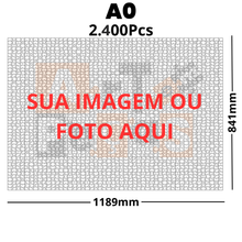 Carregar imagem no visualizador da galeria, Personalizado com Peças Regulares - Quebra-Cabeça de Madeira 3D
