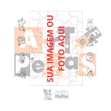 Carregar imagem no visualizador da galeria, Sua Imagem com Molde dia das Crianças - Quebra-Cabeça de Madeira 3D Personalizável
