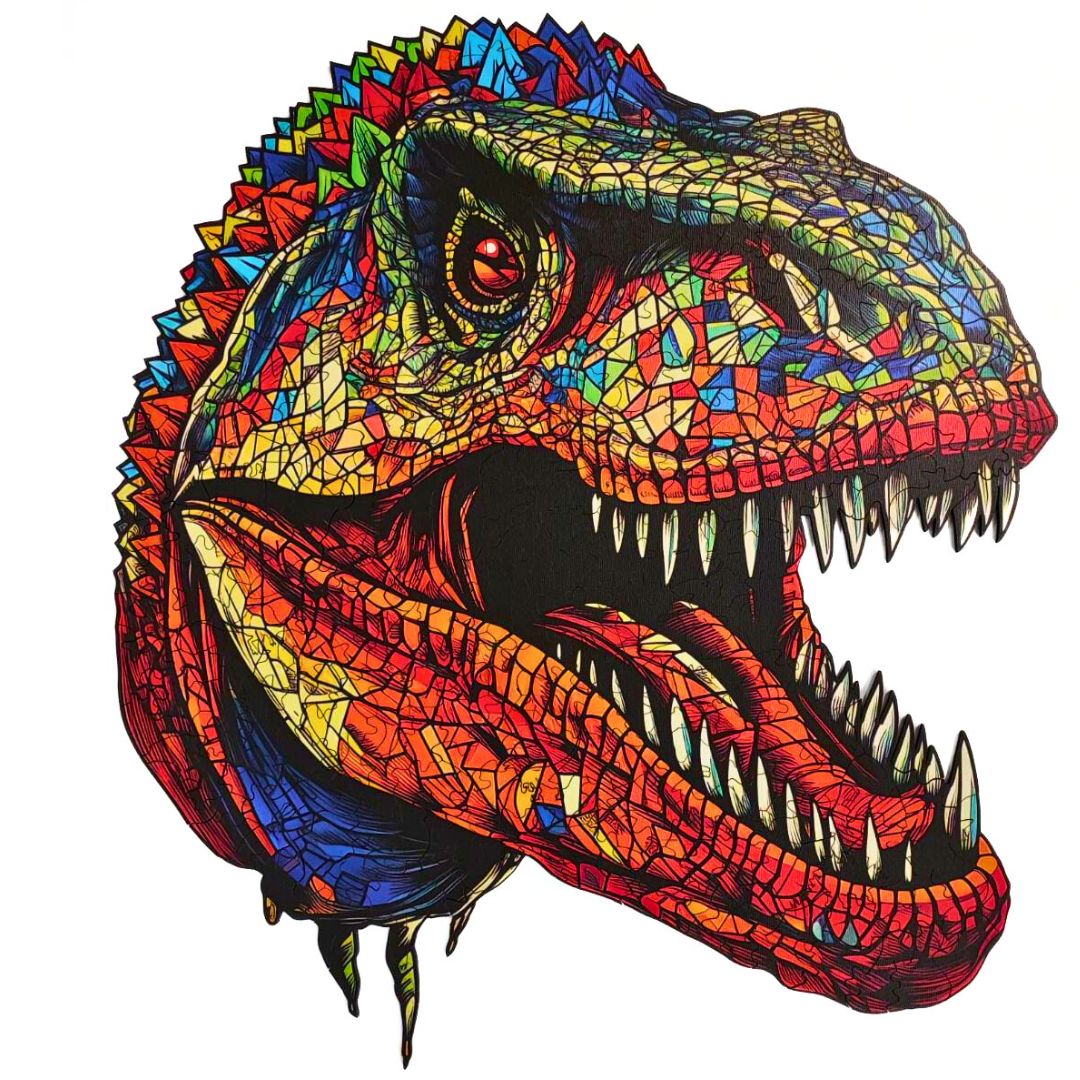 Em promoção! 3d Exclusivo De Dinossauros De Animais De Madeira